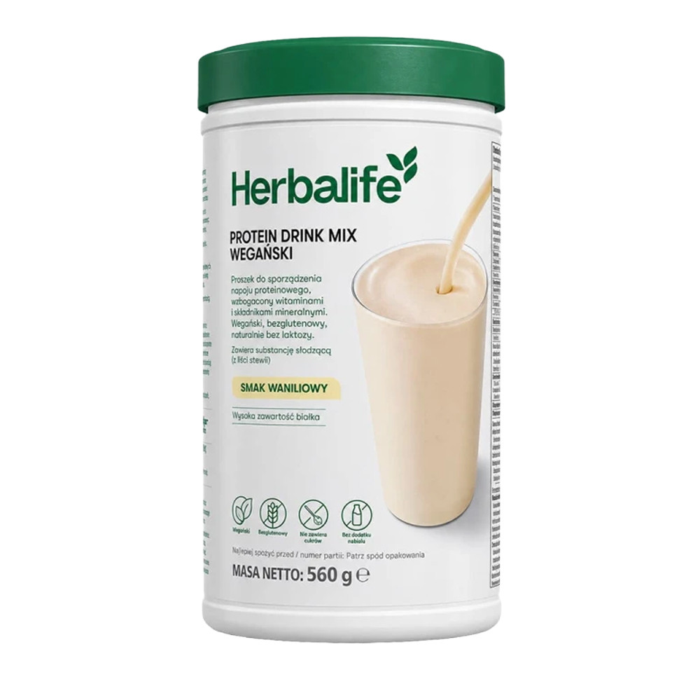 Protein drink mix Wegański smak waniliowy 560 g