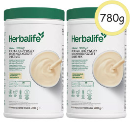 2x Koktajl 780g smak  waniliowo-śmietankowy  XL 60 porcji